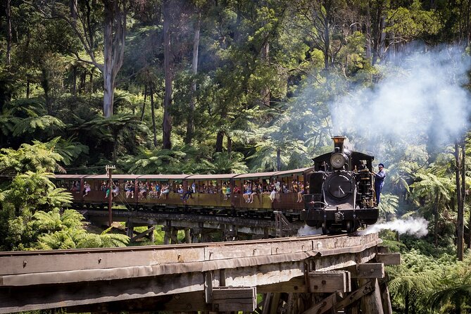 1 day Puffing Billy Steam Train and Wildlife Tour from Melbourne - Riding Puffing Billy through the ranges