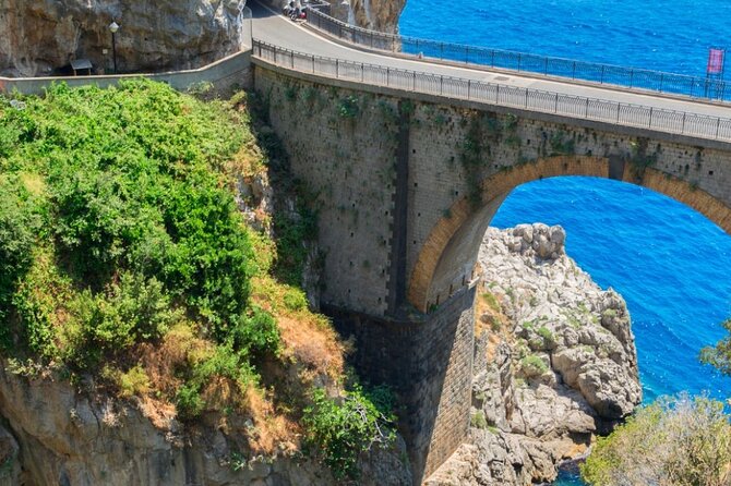 Amalfi Coast Day Trip from Rome by High-Speed Train - The return ferry shows a different coast