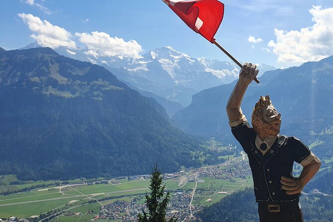 Attraction Ticket: Interlaken to Harder Funicular - The Harder Kulm viewpoint and Interlaken views