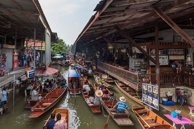 Bangkok: Railway and Floating Market Tour + Dragon Temple - Wat Sam Phran, the Dragon Temple