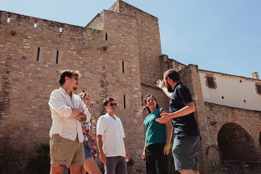 Barcelona: Montserrat with Winery, Lunch, and Train Options - Oller del Mas, a castle with wine on the agenda