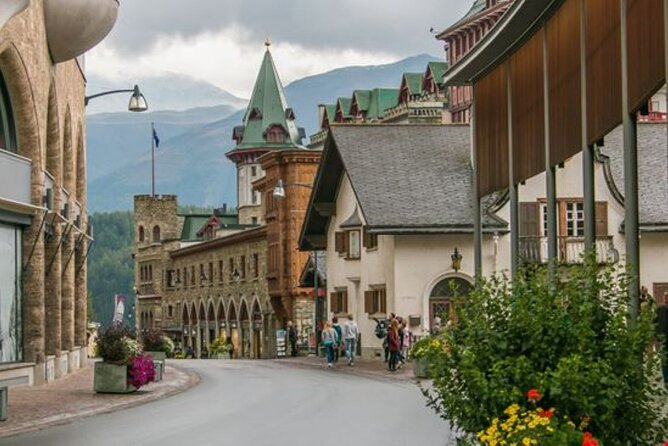 Bernina Red Train And St Moritz Tour from Milan - Two hours in polished St. Moritz