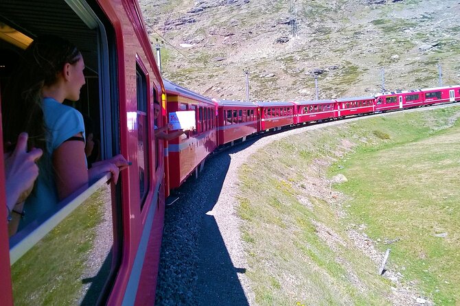 Bernina Red Train, Swiss Alps & St Moritz From Milan - Coffee, Lake Como, and the Road North
