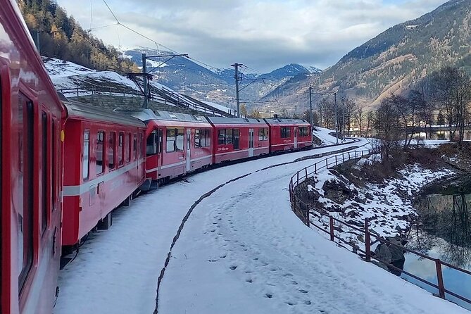Bernina Red Train, Swiss Alps & St Moritz From Milan - The Bernina Red Train Through the Alps