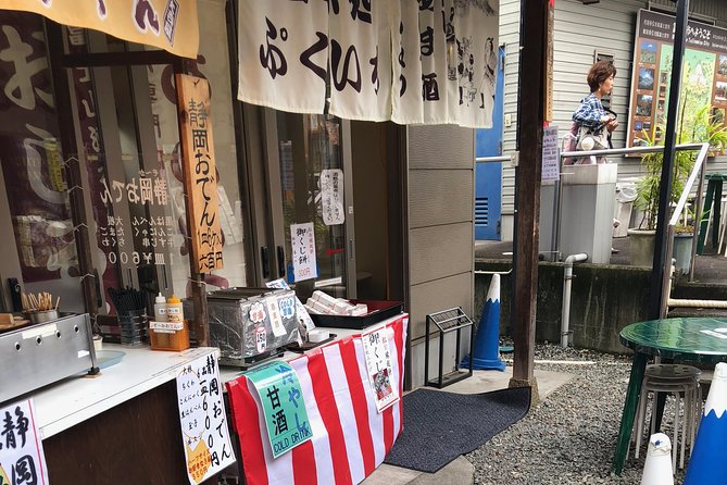 Bullet Train and Mt. Fuji Famous Food Tour - Sake, green tea, and the wagashi option