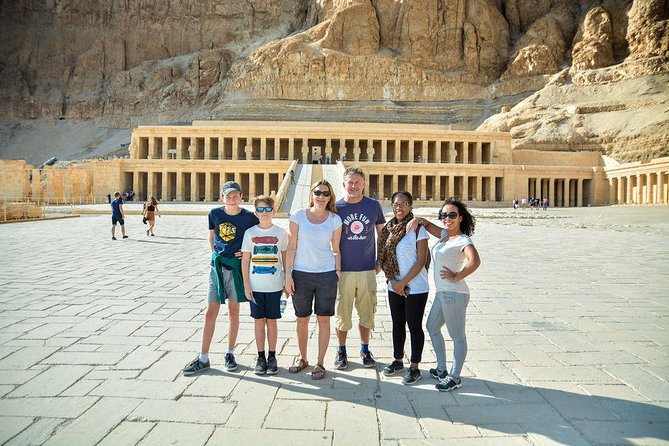 Cairo: Luxor East and West Banks Guided Tour& Overnight Sitting Train Round Trip - Luxor Temple at the End of the Day