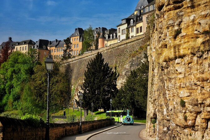 City Train in the old town of Luxembourg - Petruss Casemates and the Spanish fortress works