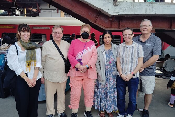 Delhi to Agra: Delhi to Taj Maha tour by Superfast Train Tour - Mehtab Bagh and the rear view of the Taj