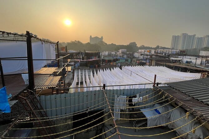 Dharavi Slum & Dhobi Ghat Mumbai: Private Guided Tour - Dhobi Ghat from the outside: a short stop with a big view