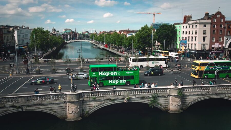 Dublin: Cruise Excursion Hop-On Hop-Off Tour & Rail Ticket - From the cruise terminal to Pearse Station
