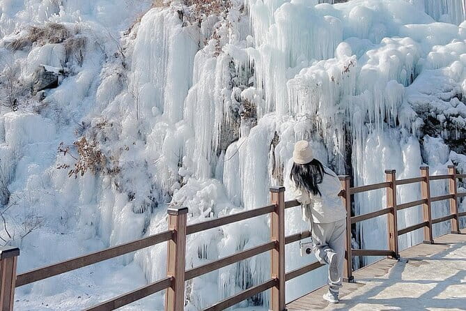 Eobi Ice Valley, Nami Island, Morning Calm and Rail Bike Seoul - Early pickup and the road to Eobi Ice Valley