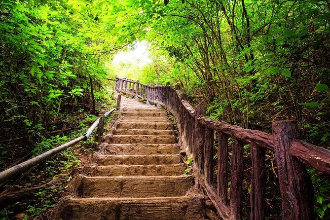 Erawan Waterfall & Train Tour from Kanchanaburi – Full Day - The Bridge on the River Kwai closes the day
