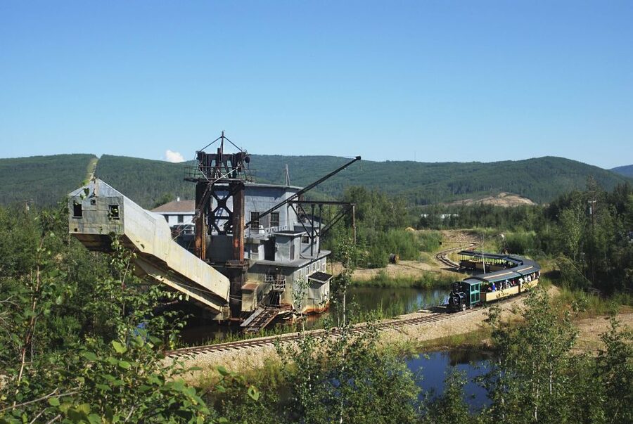 Fairbanks: Gold Dredge 8 Historic Train Tour - The Trans-Alaska Pipeline stop