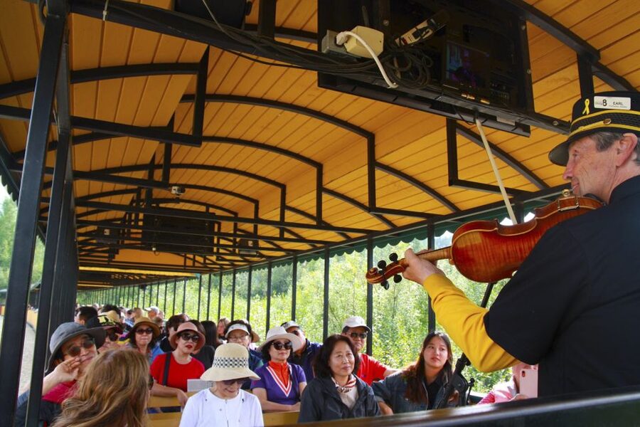 Fairbanks: Gold Dredge 8 Historic Train Tour - Gold panning, the hands-on highlight
