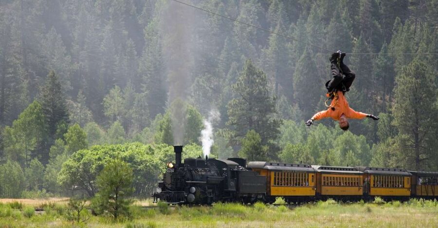 From Durango: All-Day Zipline Adventure with Train & Lunch - Safety training and the first flights