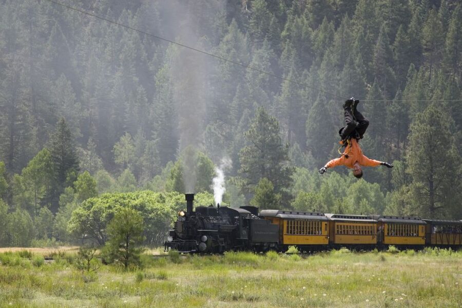From Durango: All-Day Zipline Adventure with Train & Lunch - First-class rail travel through San Juan National Forest