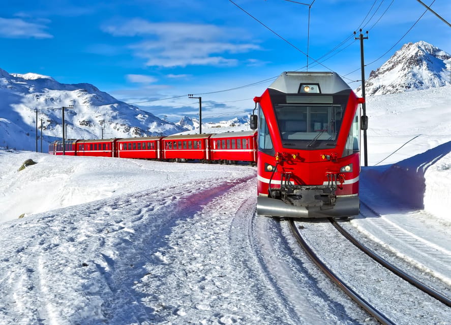 From Milan: Bernina Train, Swiss Alps & St. Moritz Day Trip - Tirano and the long ride back to Milan