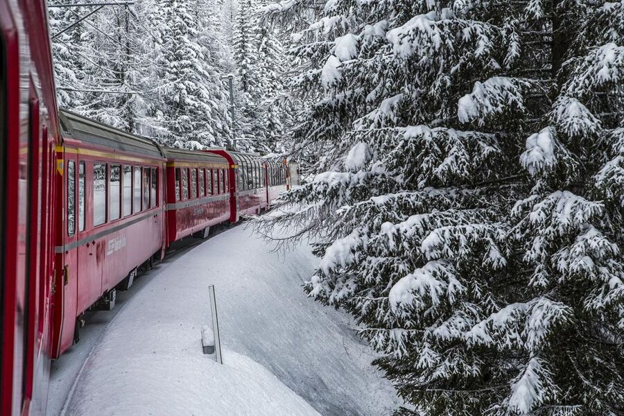 From Milan: Lake Como Cruise, St. Moritz & Bernina Red Train - Lake Como by private boat after sunrise
