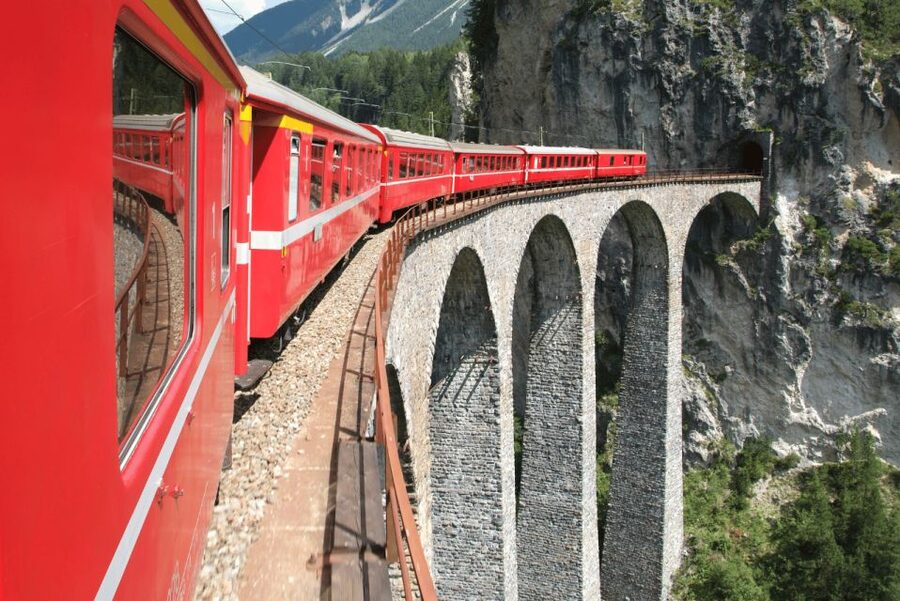 From Milan: Round-Trip Bernina Red Train to Saint Moritz - From Milan Centrale to the Italian Alps