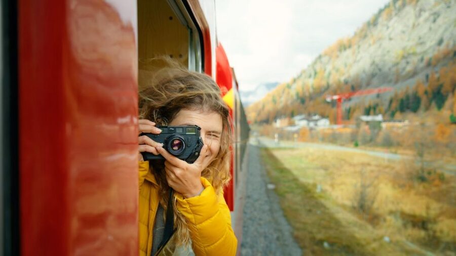 From Milan: St Moritz & Alps Day Trip with Bernina Red Train - The three-hour ride through Lombardy