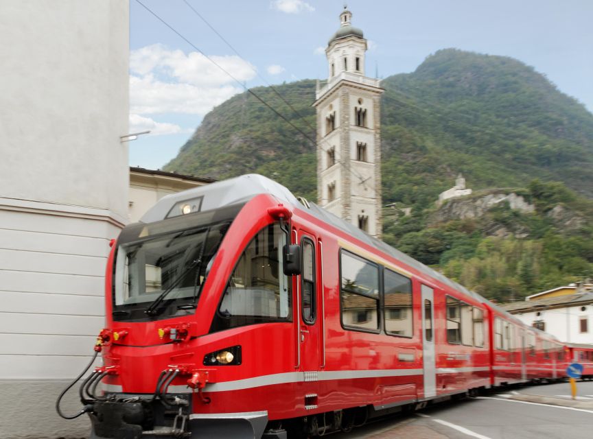 From Milan: St Moritz & Alps Day Trip with Bernina Red Train - Two hours in elegant St. Moritz