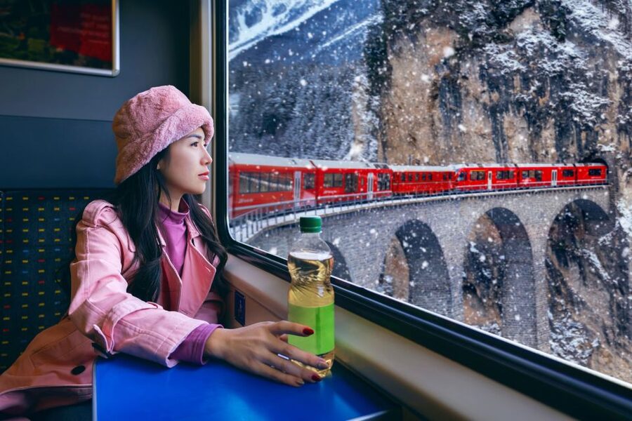 From Milan: St Moritz & Alps Day Trip with Bernina Red Train - Forty-five minutes in medieval Tirano