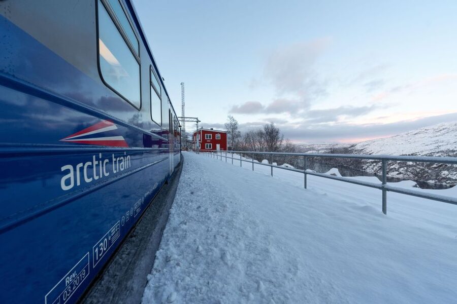From Narvik: Roundtrip Arctic Train Ride on Ofoten Railway - From Narvik station to the first mountain views