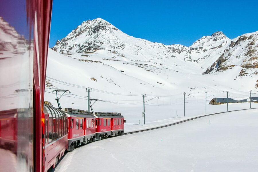 From Saint Moritz: Bernina Red Train with Winery Tasting - What first class and second class really mean