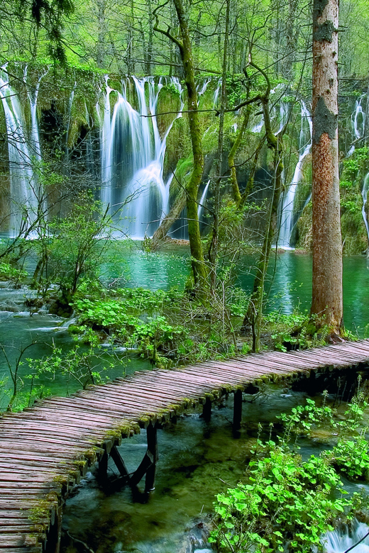 From Zadar: Plitvice Lakes Tour with Boat & Train Ride - Arriving at Plitvice and getting through the entrance