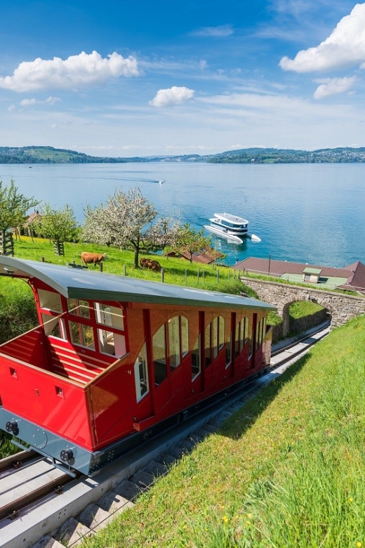 From Zurich: Funicular to Mt. Bürgenstock & Lake Lucerne - The boat from Lucerne to Kehrsiten