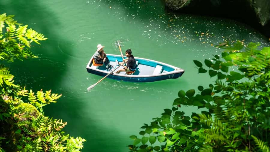 Fukuoka: Takachiho Gorge & Scenic Railway One Day Tour - The Takachiho Amaterasu Railway in about 30 minutes