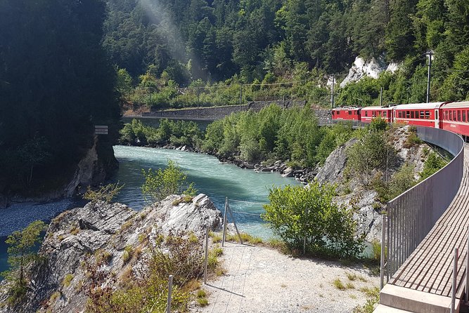 Glacier Express Panoramic Train Round Trip in one Day Private Tour from Basel - Disentis and the climb to Oberalp Pass