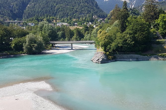 Glacier Express Panoramic Train Round Trip in one Day Private Tour from Luzern - Chur gives you one hour in an Alpine city