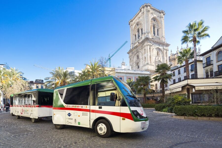 Granada City Train 1 or 2-Day Hop-On Hop-Off Ticket - Plaza Nueva, the city’s easy meeting point