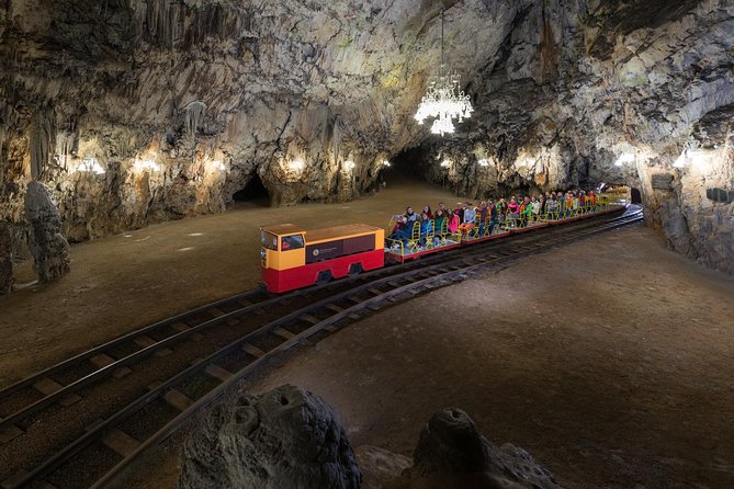 Group tour to Postojna Cave from Koper - with unique cave train - Prepare for 10 C underground