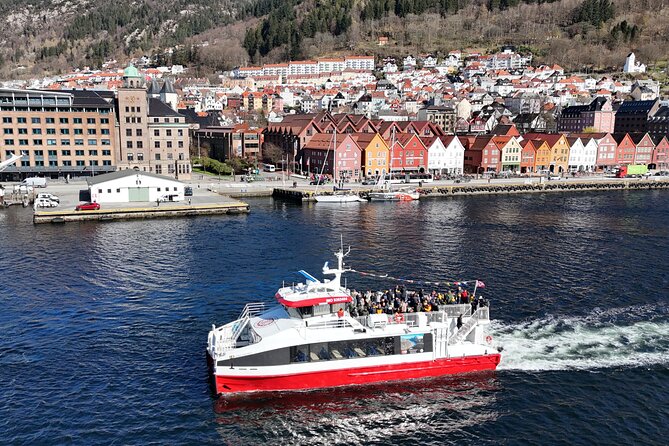 Guided day tour - Mostraumen Cruise, City Walk & Flöyen Funicular - Bergenhus Fortress and Håkon’s Hall