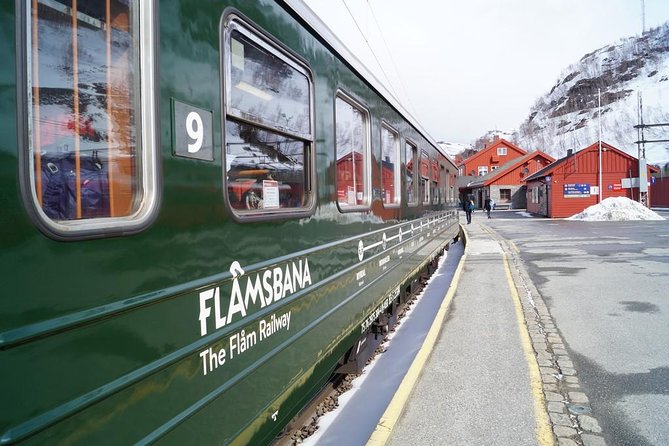 Guided tour - Viking Village, Nærøyfjord Cruise and Flåm Railway - Cruising the narrow Nærøyfjord