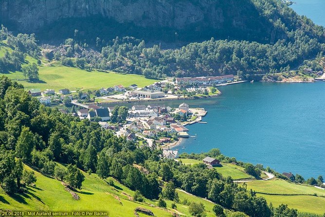 Guided tour - Viking Village, Nærøyfjord Cruise and Flåm Railway - Aurlandsfjord and the arrival in Flåm
