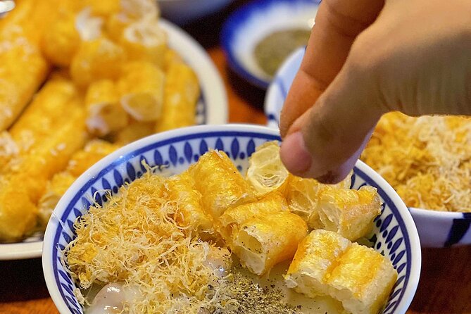 Hanoi Old Quarter Food Tour with Train Stress Visit - Bun Cha at the original eatery
