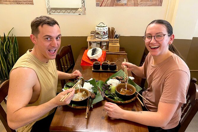 Hanoi Old Quarter Food Tour with Train Stress Visit - Nộm Bò Khô brings a sharp change of pace