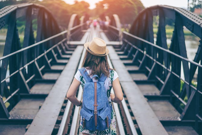 Historic Kanchanaburi: Train, Boat & Skywalk + Lunch From Bangkok - The Bridge over the River Kwai: a short first look