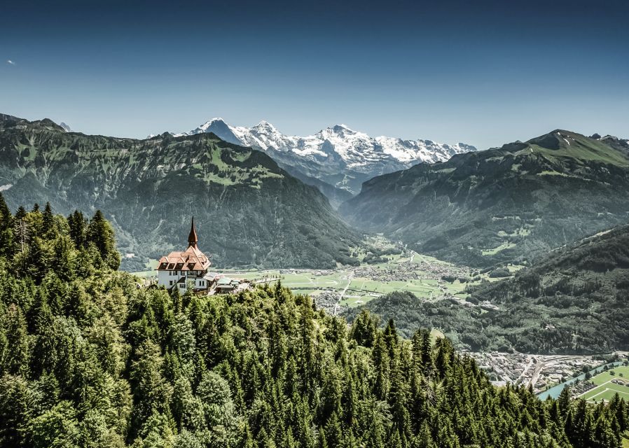 Interlaken: Funicular Ticket to Harder Kulm - Harder Kulm viewpoint and the Two Lakes Bridge
