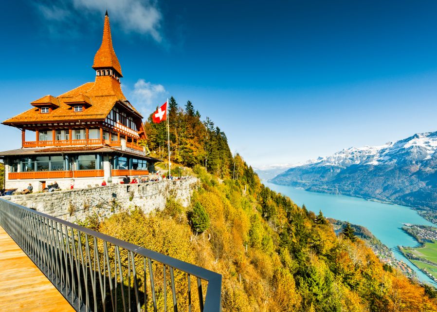 Interlaken: Funicular Ticket to Harder Kulm - The castle-like restaurant at the summit