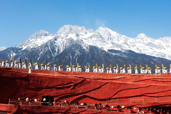 Jade Dragon Snow Mountain Glacier Cableway with Scenic Train Tour - Impression Lijiang adds music and local traditions