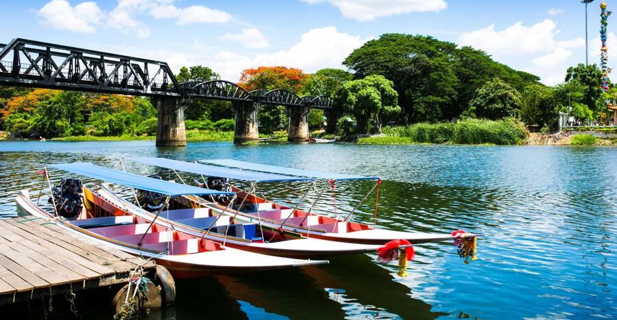 Kanchanaburi: Erawan Waterfall & Train Full-Day Tour - Erawan Waterfall rewards an early start