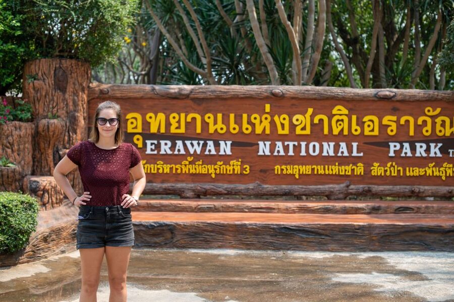 Kanchanaburi: Erawan Waterfall & Train Full-Day Tour - Transport, group size, and timing