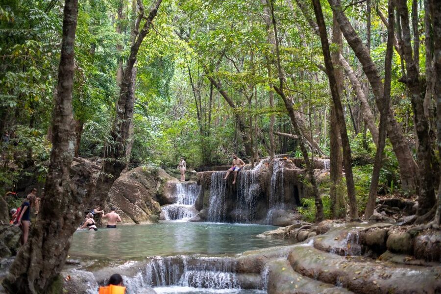 Kanchanaburi: Erawan Waterfall & Train Full-Day Tour - What the $114 price really covers