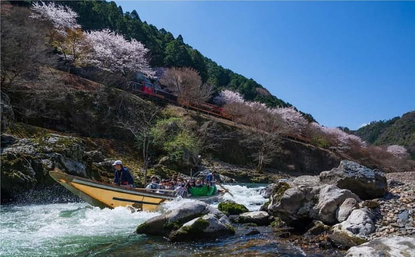 Kyoto Hozugawa River Boat Sagano Romantic Train Tour - Guide quality and group handling