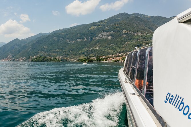 Lake Como Cruise, St. Moritz & Bernina Red Train Tour from Milan - Lake Como by private boat