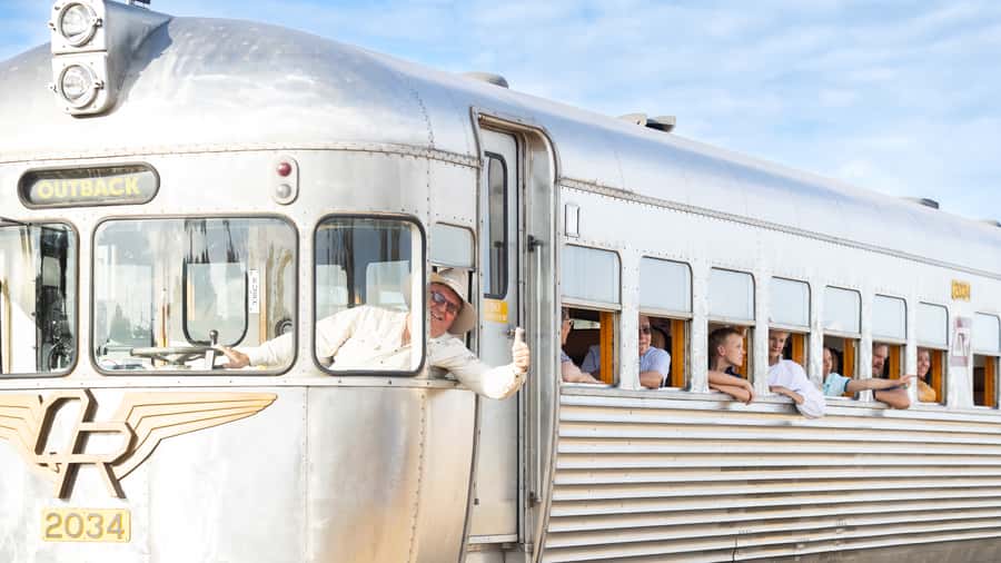 Longreach: Great Darr River Rail Run Outback Rail Adventure - The secret stop and the Mulga Walk